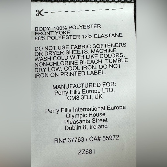 Grandslam Performance Shirt. Wicking Fabric, Ventilated & Sun Protection Top. XL - Picture 7 of 9